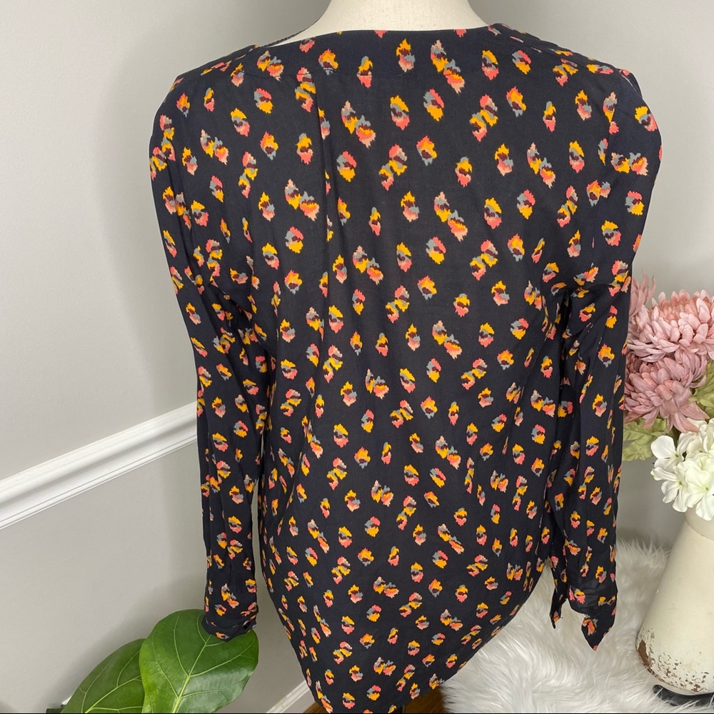 Anthropologie See U Soon Floral Long Sleeve Blouse - Picture 5 of 7